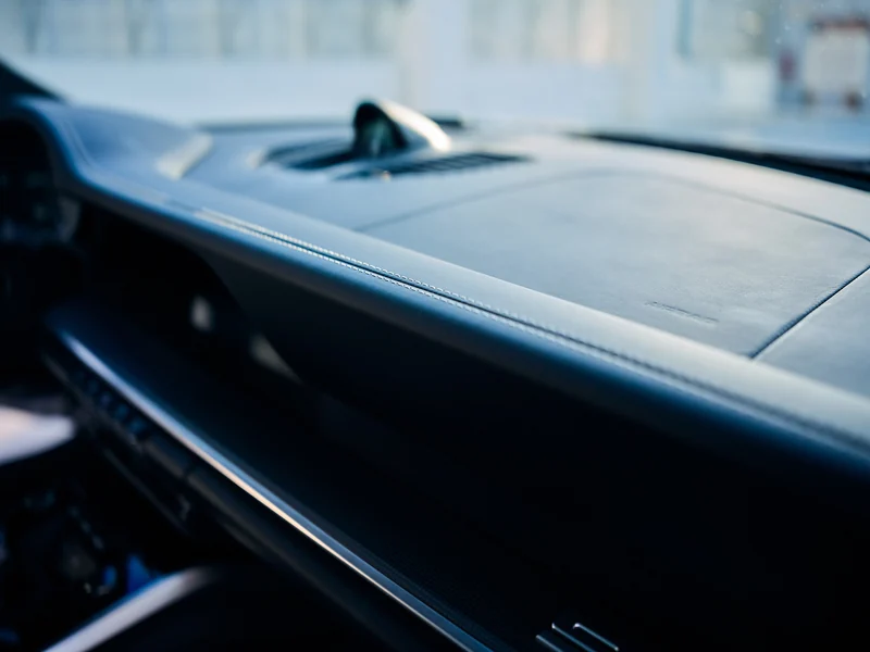 Porsche 911 dash detail, auction photography by Analog Autohaus